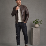 Vanguard Distressed Biker Jacket