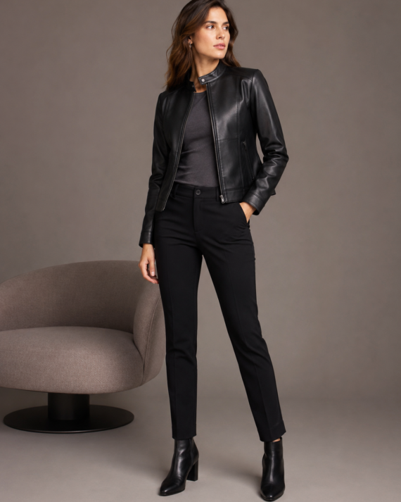 Blackout Moto Biker Jacket