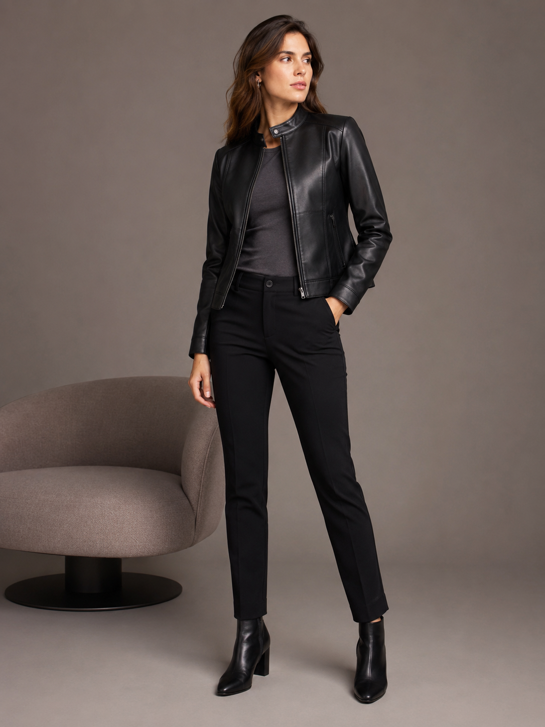 Blackout Moto Biker Jacket
