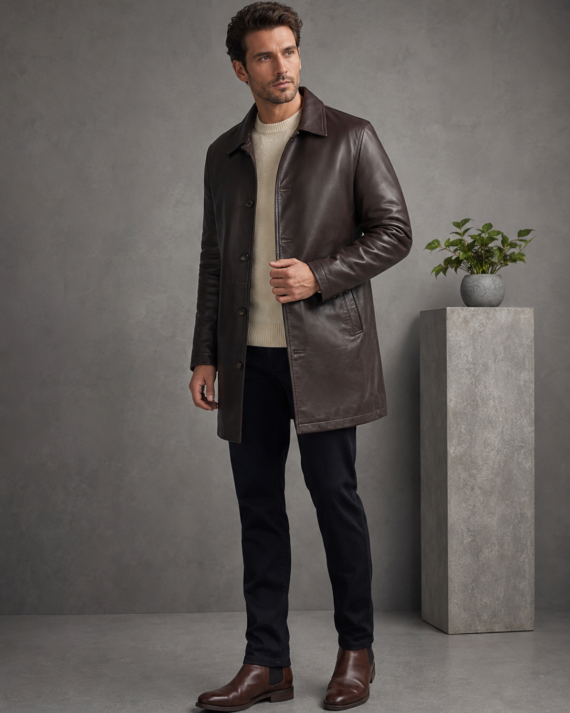 Marchmont Trench-Style Coat