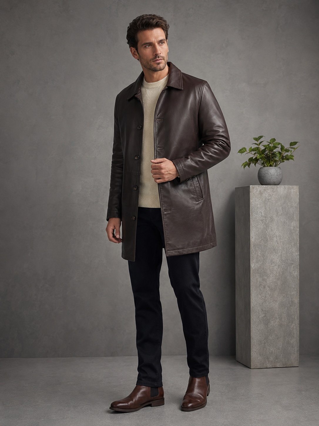 Marchmont Trench-Style Coat
