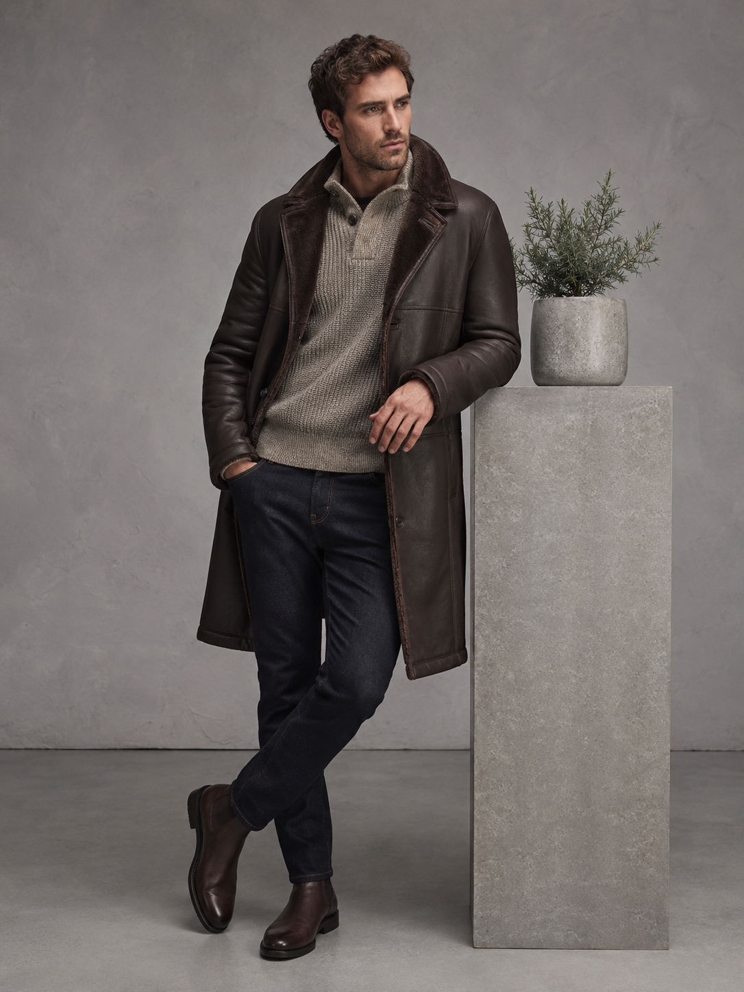 Summit Shearling Collar Jacket
